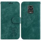 For Redmi Note 9 Pro / 9 Pro Max Little Tiger Embossed Leather Phone Case(Green) - 1
