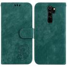 For Xiaomi Redmi Note 8 Pro Little Tiger Embossed Leather Phone Case(Green) - 1