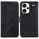 For Xiaomi Redmi Note 13 Pro+ 5G Little Tiger Embossed Leather Phone Case(Black) - 1