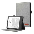 For Amazon Kindle Paperwhite 5 2021 Cloth Texture Horizontal Flip PU + TPU Tablet Case(Gray) - 1