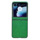 For Motorola Razr 40 Ultra Gradient Color Glitter Shockproof Protective Phone Case(Green) - 1