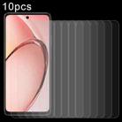 For OPPO A80 5G / A3 5G India / 4G / A3x 4G 10pcs 0.26mm 9H 2.5D Tempered Glass Film - 1