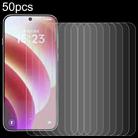 For OPPO Find X8 50pcs 0.26mm 9H 2.5D Tempered Glass Film - 1