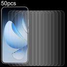 For OPPO Reno13 Global 50pcs 0.26mm 9H 2.5D Tempered Glass Film - 1