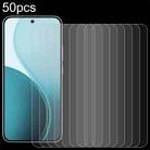 For OPPO Reno14 F 5G 50pcs 0.26mm 9H 2.5D Tempered Glass Film - 1