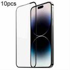 For iPhone 15 Pro 10pcs DUX DUCIS 0.33mm 9H Medium Alumina Tempered Glass Film - 1