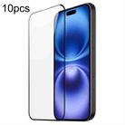 For iPhone 16 Plus 10pcs DUX DUCIS 0.33mm 9H Medium Alumina Tempered Glass Film - 1