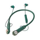 K1692 Meow Planet Neck-mounted Noise Reduction Sports Bluetooth Earphones(Green) - 1