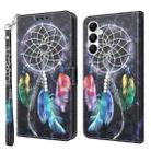 For Samsung Galaxy A15 3D Painted Leather Phone Case(Colorful Dreamcatcher) - 1