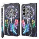 For Samsung Galaxy S24+ 5G 3D Painted Leather Phone Case(Colorful Dreamcatcher) - 1