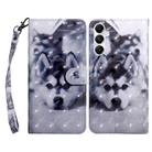 For Samsung Galaxy A35 5G 3D Painted Leather Phone Case(Husky) - 1