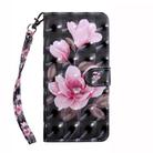For Samsung Galaxy A55 5G 3D Painted Leather Phone Case(Pink Flower) - 2