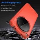 For OPPO Find X8 Carbon Fiber Brushed Texture TPU Phone Case(Red) - 3