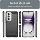 For OPPO Reno12 Pro Global Carbon Fiber Brushed Texture TPU Phone Case(Black) - 2