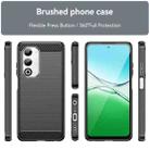 For OPPO A5 4G Global Carbon Fiber Brushed Texture TPU Phone Case(Black) - 2