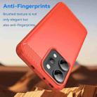 For OPPO Reno14 Pro Global Carbon Fiber Brushed Texture TPU Phone Case(Red) - 3