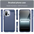 For OnePlus 13T Carbon Fiber Brushed Texture TPU Phone Case(Blue) - 2