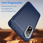 For OnePlus Ace 5 Ultra Carbon Fiber Brushed Texture TPU Phone Case(Blue) - 3