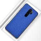 For Xiaomi Redmi 9 Shockproof Cloth Texture PC+ TPU Protective Case(Style Blue) - 1