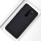 For Xiaomi Redmi 9 Shockproof Cloth Texture PC+ TPU Protective Case(Black) - 1