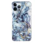 IMD Marble TPU Phone Case For iPhone 15 Pro(Grey) - 1