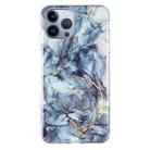 IMD Marble TPU Phone Case For iPhone 15 Pro Max(Grey) - 1