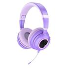 KE-29 Foldable Wireless Headset with Microphone(Purple) - 1