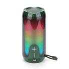T&G TG651 Portable LED Wireless Bluetooth Speaker Outdoor TWS Subwoofer(Green) - 1