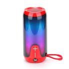 T&G TG651 Portable LED Wireless Bluetooth Speaker Outdoor TWS Subwoofer(Red) - 1
