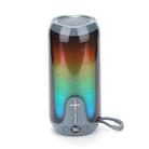 T&G TG651 Portable LED Wireless Bluetooth Speaker Outdoor TWS Subwoofer(Grey) - 1