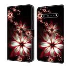 For LG V60 ThinQ 5G Crystal 3D Shockproof Protective Leather Phone Case(Fantastic Flower) - 1