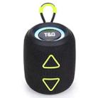 T&G TG655 Outdoor Portable TWS Wireless Bluetooth Speaker LED Light Stereo Subwoofer(Black) - 1