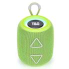 T&G TG655 Outdoor Portable TWS Wireless Bluetooth Speaker LED Light Stereo Subwoofer(Green) - 1