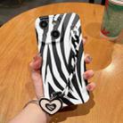For iPhone 14 Plus Frosted Bracelet TPU Phone Case(Zebra Texture) - 1