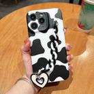 For iPhone 11 Pro Max Frosted Bracelet TPU Phone Case(Milk Cow Texture) - 1
