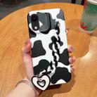 For iPhone XR Frosted Bracelet TPU Phone Case(Milk Cow Texture) - 1