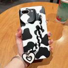 For iPhone 8 Plus / 7 Plus Frosted Bracelet TPU Phone Case(Milk Cow Texture) - 1