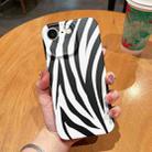 For iPhone SE 2022 / 2020 / 8 / 7 Frosted TPU Phone Case(Zebra Texture) - 1