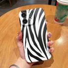 For iPhone 11 Frosted TPU Phone Case(Zebra Texture) - 1