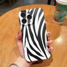 For iPhone 11 Pro Frosted TPU Phone Case(Zebra Texture) - 1