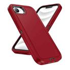 For iPhone 16e Life Waterproof Rugged Phone Case(Red + Black) - 2