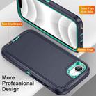 For iPhone 16e Life Waterproof Rugged Phone Case(Dark Blue + Light Blue) - 3