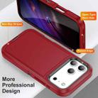 For iPhone 17 Pro Max Life Waterproof Rugged Phone Case(Red + Black) - 3