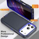 For iPhone 17 Pro Max Life Waterproof Rugged Phone Case(Dark Blue + Royal Blue) - 3