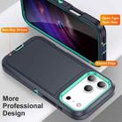 For iPhone 17 Pro Max Life Waterproof Rugged Phone Case(Dark Blue + Light Blue) - 3