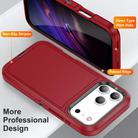 For iPhone 17 Pro Life Waterproof Rugged Phone Case(Red + Black) - 3
