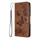 For Samsung Galaxy A05s Butterfly Embossed Flip Leather Phone Case(Brown) - 2