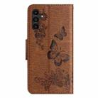 For Samsung Galaxy A05s Butterfly Embossed Flip Leather Phone Case(Brown) - 3