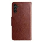 For Samsung Galaxy A05s Butterfly Flower Pattern Flip Leather Phone Case(Brown) - 3