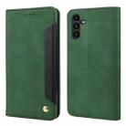 For Samsung Galaxy A24 / A25 5G Skin Feel Splicing Leather Phone Case(Green) - 1